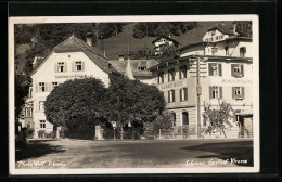 AK Schruns, Gasthof Zur Krone, Bäckerei R. U. W. Mayer  - Other & Unclassified