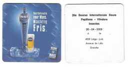 268a Brij. Maes Waarloos Rv 26e Int. Beurs Vlinders Luik 2009 - Beer Mats