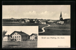 AK Palting /Ob.-Oestr., Ortsansicht Mit Kirche  - Otros & Sin Clasificación