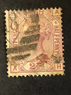GREAT BRITAIN  SG 141  2½d Rosy-mauve, Plate 4, Orb Wmk  CV £85 - Used Stamps
