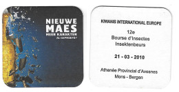 272a Brij. Maes Waarloos Rv 12e Kiwanis Int. Incekten Beurs Mons 2010 - Beer Mats