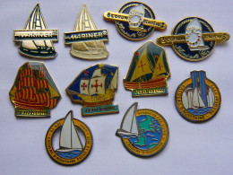 10 Pin S BATEAUX SERIES Different - Boats