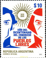 351853 MNH ARGENTINA 2015 BICENTENARIO CONGRESO - Unused Stamps
