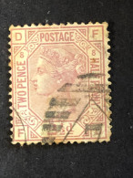 GREAT BRITAIN  SG 141  2½d Rosy-mauve, Plate 8, Orb Wmk  CV £85 - Oblitérés