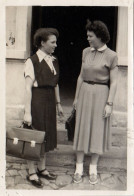 Altes Foto Vintage. 2 Hübsche Junge Frauen Um 1950 (  B14  ) - Anonyme Personen