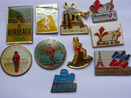 10 Pin S SPORT MARATHONS FRANCAIS Different - Other & Unclassified