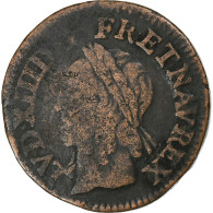 France, Louis XIII, Double Tournois, 1642, Corbeil, Cuivre, TB - 1610-1643 Lodewijk XIII Van Frankrijk De Rechtvaardige