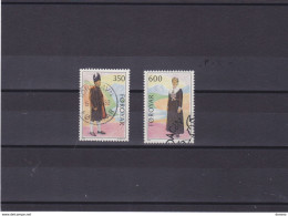 FEROE 1989 COSTUMES  Yvert 178-179, Michel 182-183 Oblitérés, VFU Cote 5 Euros - Faroe Islands