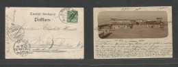 GERMAN COL-SOUTH W.AFRICA. 1900 (23 Sept) Swakopmund - Berlin, Germany (21-22 Oct) Early Photo Card Fkd Ovptd Issue. 5pf - Andere & Zonder Classificatie