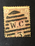 GREAT BRITAIN  SG 141  2½d Rosy-mauve, Plate 13, Orb Wmk  CV £85 - Used Stamps