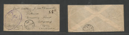 EGYPT. 1915 (29 Nov) WWI. Australia New Zealand. Hospital Hilwa - Australia, Sydney. FM, Oval Cachet. Via Cairo. Scarce  - Otros & Sin Clasificación