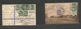 BC - SWA. 1924 (6 Febr) SWA, Luderitz - Germany, Bremen (5 March) Registered Multifkd Front And Reverse Ppc At 5 1/2d Ra - Autres & Non Classés