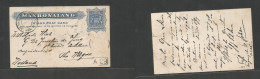 BC - Rhodesia. 1901 (Dec) BSAC. Fife, Tanganika St - Netherlands, The Hagne (9 Jan 02) Via Zanzibar (15 Dec) 1d Blue Sta - Other & Unclassified