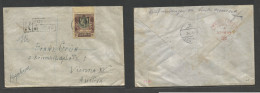 BC - Gambia. 1927 (7 Febr) Bathurst - Austria, Wien (24 Febr) Registered Single 1sh Fkd Envelope, Margin Border, Tied Ov - Autres & Non Classés