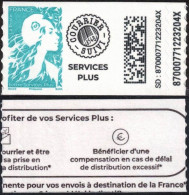 FRANCE 2023 - Marianne De L'Avenir - SERVICES PLUS Adhésif De Carnet - YT 2359a Neuf - (service Plus) - Ongebruikt