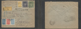 AUSTRIA - XX. 1923 (25 Aug) Graz - Chile, Valparaiso (8 Oct) Registered Multifkd Env, Inflation Period At 4000 Kr Rate,  - Andere & Zonder Classificatie