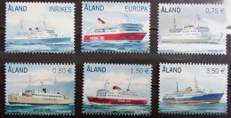 Aland Islands 2009-2011, Ships, MNH Stamps Set - Ålandinseln