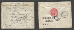 TURKEY. 1920 (2 June) WWI POW Mail. British Service "received From Turkey Contains - Istambul - London, UK C/o General P - Sonstige & Ohne Zuordnung