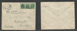 SUDAN. 1936 (10 Febr) Port Sudan - England, Herseford, Aylstone Hill. GB Multifkd Envelope At 1 1/2d Rate Stline "paqueb - Soedan (1954-...)