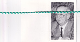 Andre Decroos-Deschout, Pollinkhove 1923, Oostende 1991. Oud-leraar Tielt. Foto - Todesanzeige