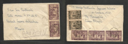 POLAND. 1946 (25 Oct) Legjonovo - Mexico, Chihuahua. Multifkd Front + Reverse Envelope To Most Unusual Destination, Tied - Otros & Sin Clasificación
