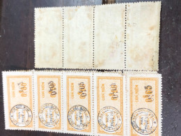 Vietnam South Sheet Stamps Before 1975(0$03 Wedge Overprint) 5 Stamp 1 Pcs  Quality Good - Colecciones