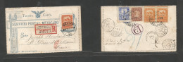 MEXICO. 1895 (21 March) DF - France, St. Dizier (6 April) Military Issue 4c Stat Lettersheet + 4 Adtls, Reverse At 20c R - Mexiko