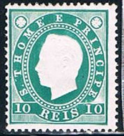 S. Tomé, 1887, # 16 Dent. 13 1/2, MH - St. Thomas & Prince