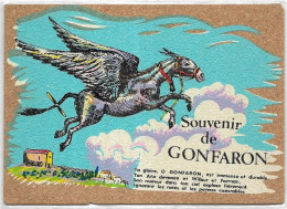 D 83. GONFARON.    CARTE EN LIEGE  SOUVENIR DE GONFARON - Autres & Non Classés