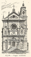 Foggia - La Cattedrale - Incisione Antica Del 1926 - Engraving - Stiche & Gravuren