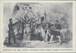 Cr623  Cartolina Benevento Citta' Mostra Storica Nel 1848 Guerra D'indipendenza - Benevento
