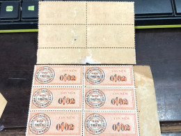Vietnam South Sheet Stamps Before 1975(0$03 Wedge Overprint) 6 Stamp 1 Pcs  Quality Good - Verzamelingen