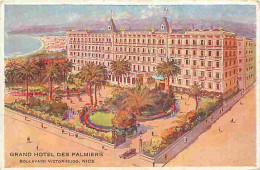 06 - Nice - Grand Hotel Des Palmiers - Boulevard Victor Hugo - CPA - Voir Scans Recto-Verso - Cafés, Hoteles, Restaurantes