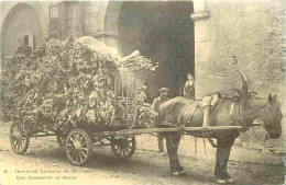 Reproduction CPA - 81 Mazamet - Industrie Lainière De Mazamet - Une Charrette De Peaux - Attelage De Chevaux - C'était L - Mazamet