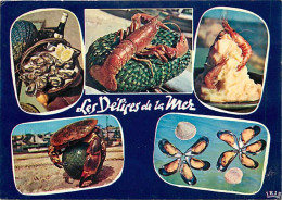 Recettes De Cuisine - Délices De La Mer - Multivues - Flamme Postale Du 50e Anniversaire Du Rotary Club D'Oostende - Gas - Recettes (cuisine)
