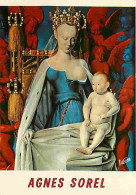 Histoire - Agnes Sorel - La Vierge à L'Enfant De Jean Fouquet - CPM - Voir Scans Recto-Verso - Historia