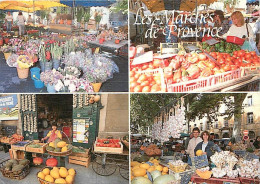 Marchés - Les Marchés Pittoresques De Provence - Multivues - Fruits Et Légumes - CPM - Flamme Postale De La Londe Les Ma - Mercados