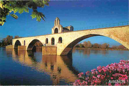 84 - Avignon - Le Pont Saint Bénézet - Fleurs - CPM - Voir Scans Recto-Verso - Avignon