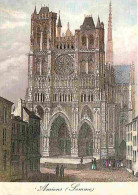 80 - Amiens - Au Temps Jadis - La Cathédrale Notre Dame - Carte Neuve - CPM - Voir Scans Recto-Verso - Amiens