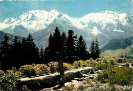 74 - Chamonix - Mont-Blanc - Panorama Sur Le Massif Du Mont-Blanc - CPM - Voir Scans Recto-Verso - Chamonix-Mont-Blanc