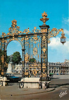 54 - Nancy - La Place Stanislas - Grilles En Fer Forgé De Jean Lamour - Automobiles - CPM - Voir Scans Recto-Verso - Nancy