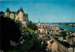 49 - Saumur - Le Château Dominant La Ville Et La Loire - CPM - Voir Scans Recto-Verso - Saumur