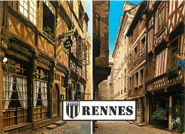 35 - Rennes - Les Vieux Quartiers - Multivues - Blasons - CPM - Voir Scans Recto-Verso - Rennes