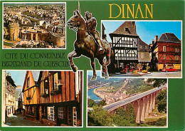 22 - Dinan - Multivues - Statue équestre De Duguesclin - Chevaux - CPM - Voir Scans Recto-Verso - Dinan