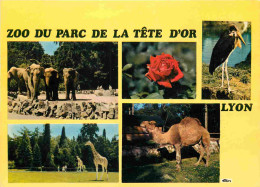 Animaux - Lyon - Parc De La Tête D'Or - Multivues - Zoo - CPM - Voir Scans Recto-Verso - Otros & Sin Clasificación