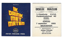 289a Brij. Maes Waarloos Rv Ekselse Ruilclub 7 Sept. 2003 - Beer Mats