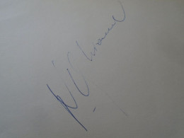 D203344 Signature -Autograph  - Nicolai Ghiaurov - Bulgarian Opera Singer  1981 - Cantanti E Musicisti