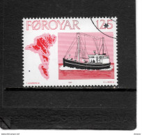 FEROË 1977 Bateaux De Pêche Yvert 19 Oblitéré, Used - Faroe Islands