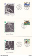 FEROË 1979 Année Internationale De L'enfant, Dessins D'enfants 3 Enveloppes  FDC Yvert 39-41, Michel 45-47 - Féroé (Iles)