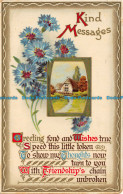 R105329 Kind Messages. Greeting Fond And Wishes True. 1921 - Welt